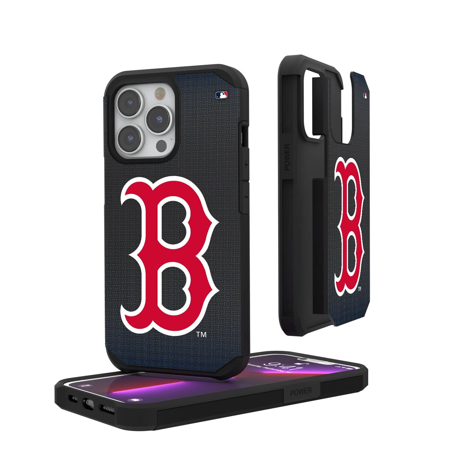 Keyscaper - MLB - Boston Red Sox - Linen Logo iPhone Rugged Case - 16 Pro Max - Black price history on PriceWatchPro