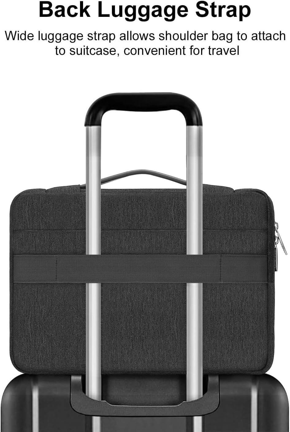 Back Luggage Strap

Wide luggage strap allows shoulder bag to attach to suitcase, convenient for travel