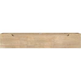 Atelier Mobili - Floating TV Stand for 75 Inch TVs, Modern Entertainment Center - Brown