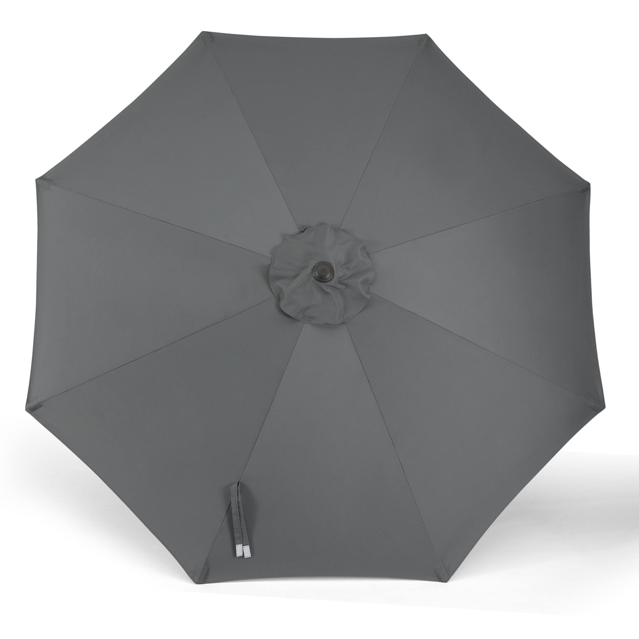 Alt View 2. WestinTrends - WestinTrends Paolo 9 ft. Patio Table Umbrella with tilt and crank features - Gray.