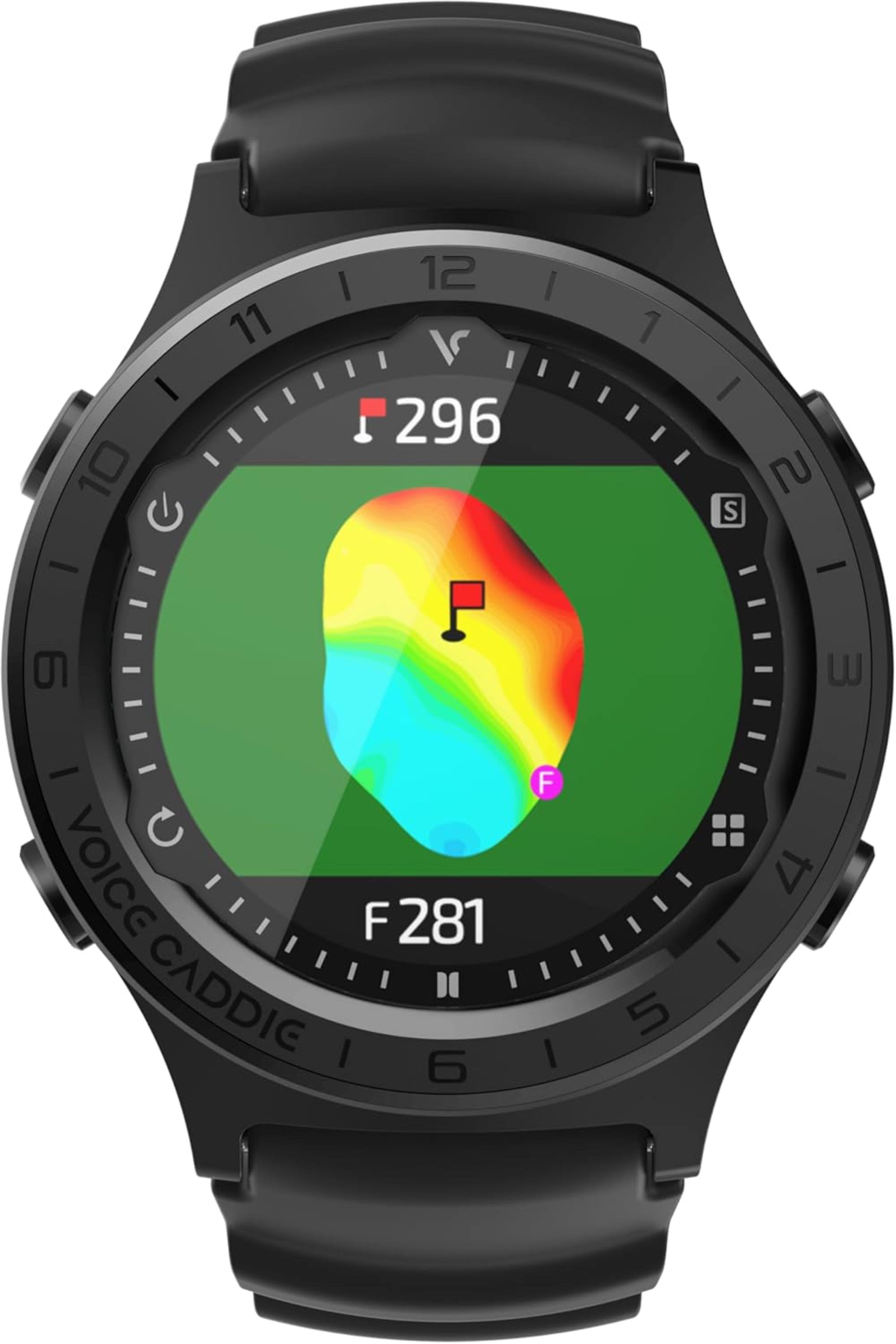 VoiceCaddie - A3 Hybrid Golf GPS Watch With Slope - Black - (2024)