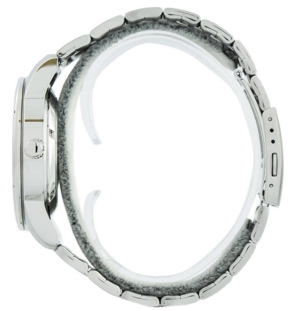 Left. Seiko - Automatic 21 Jewels Japan Made SNKN13 SNKN13J1 SNKN13J Men's Watch - Black.