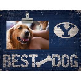 Fan Creations - BYU Cougars 10.5" x 8" Best Dog Clip Photo Frame - Multicolor