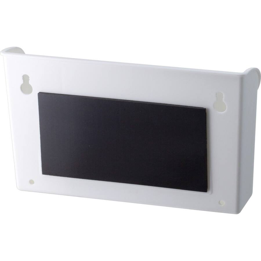 Back. Officemate - Officemate MagnetPlus Magnetic Organizer - 4.76" Height x 8" Width x 2.48" Depth - Magnetic - White - 1 Each.