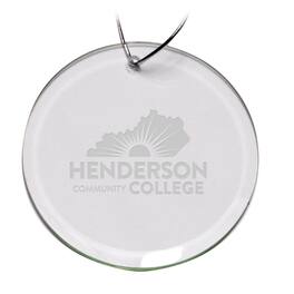 Jardine - Henderson Community College 3'' Round Glass Ornament - Multicolor