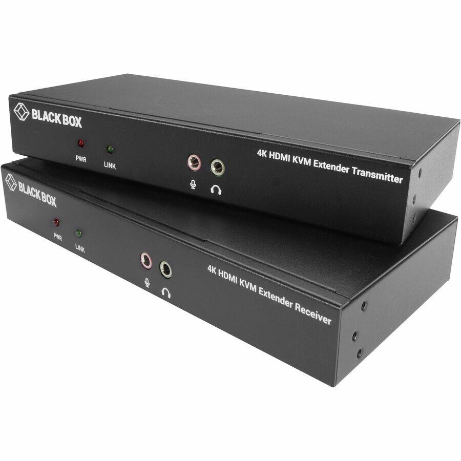 BLACK BOX  
PWR BLACK BOX  
LINK  
4K HDMI KVM Extender Transmitter  
PWR LINK  
4K HDMI KVM Extender Receiver