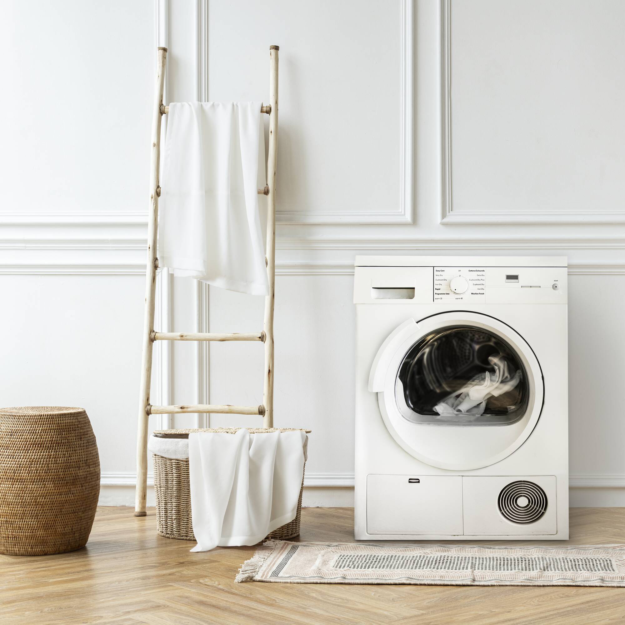 Alt View 2. BreeBe - 2 PCS 52x108' Rod Pocket with Back Tab Privacy Curtain Pair White - White.