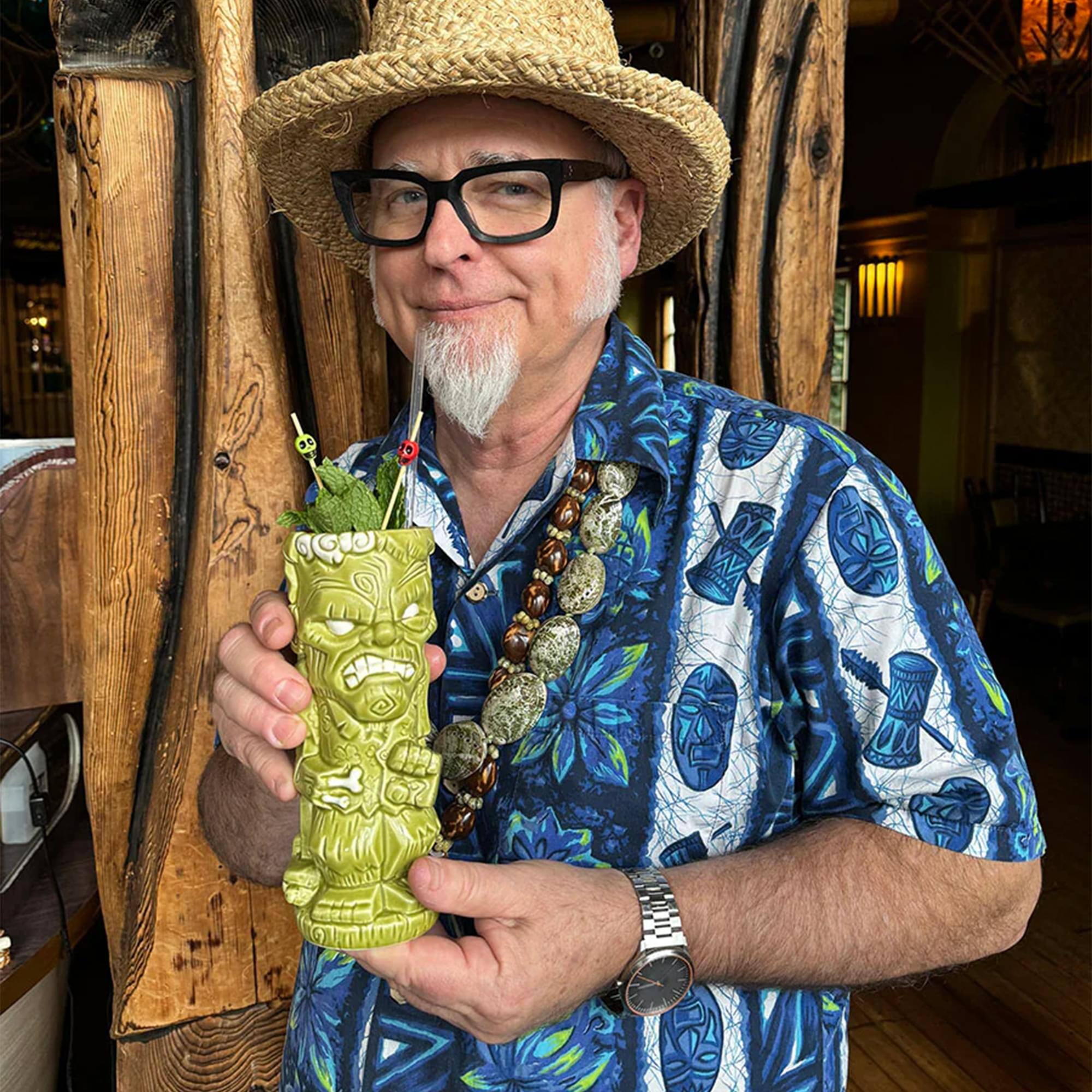 Alt View 2. Beeline Creative - Geeki Tikis Zombie Ceramic Mug | Holds 15 Ounces - Green.