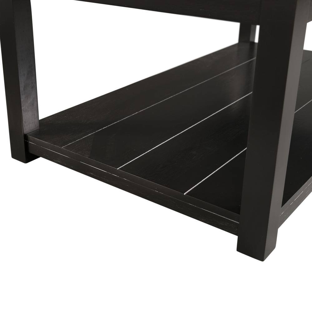 Back. Picket House Furnishings - Evie White Marble Square End Table - White.