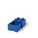 Angle. Room Copenhagen - LEGO Storage Brick Drawer 4 - Bright Blue.