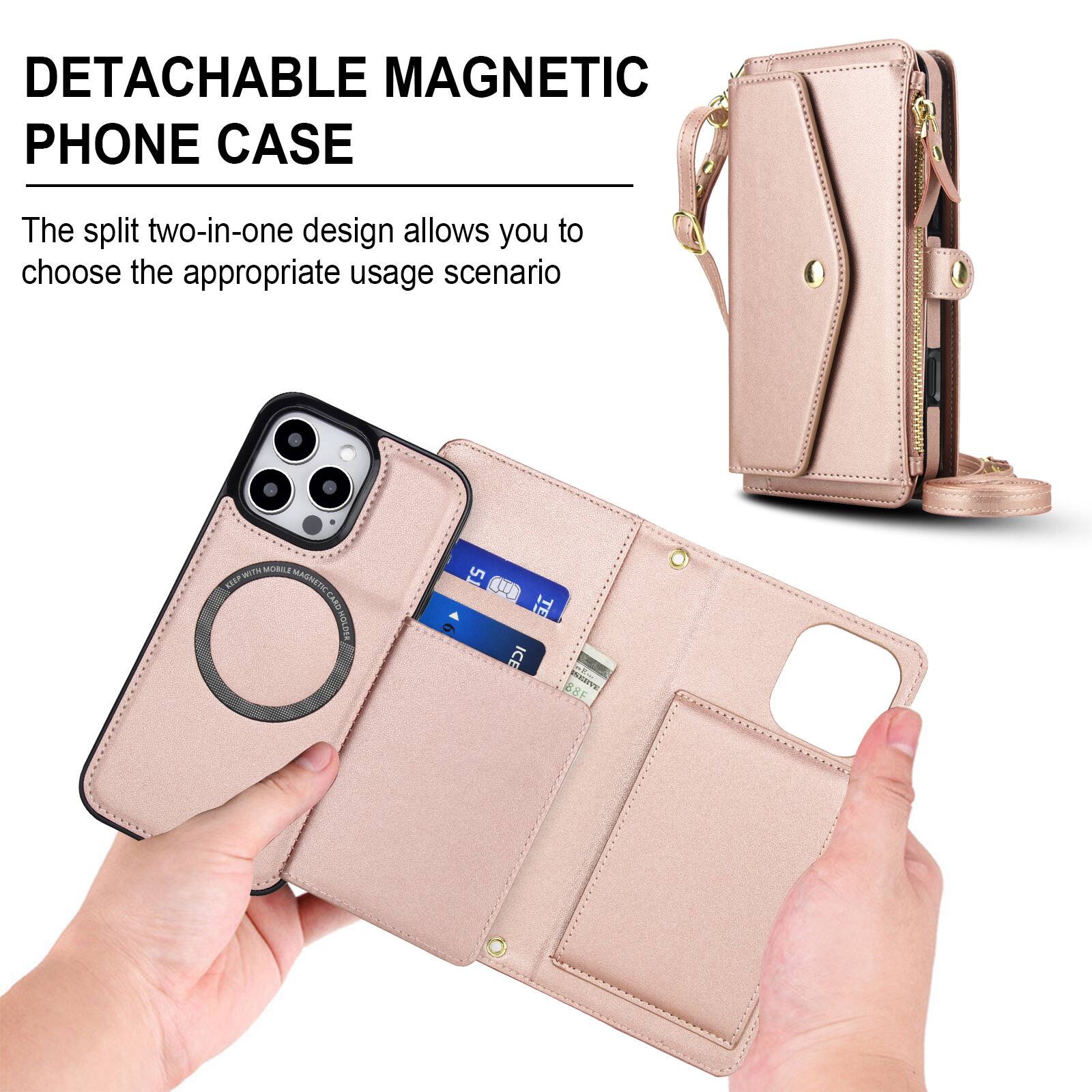 DETACHABLE MAGNETIC PHONE CASE

The split two-in-one design allows you to choose the appropriate usage scenario