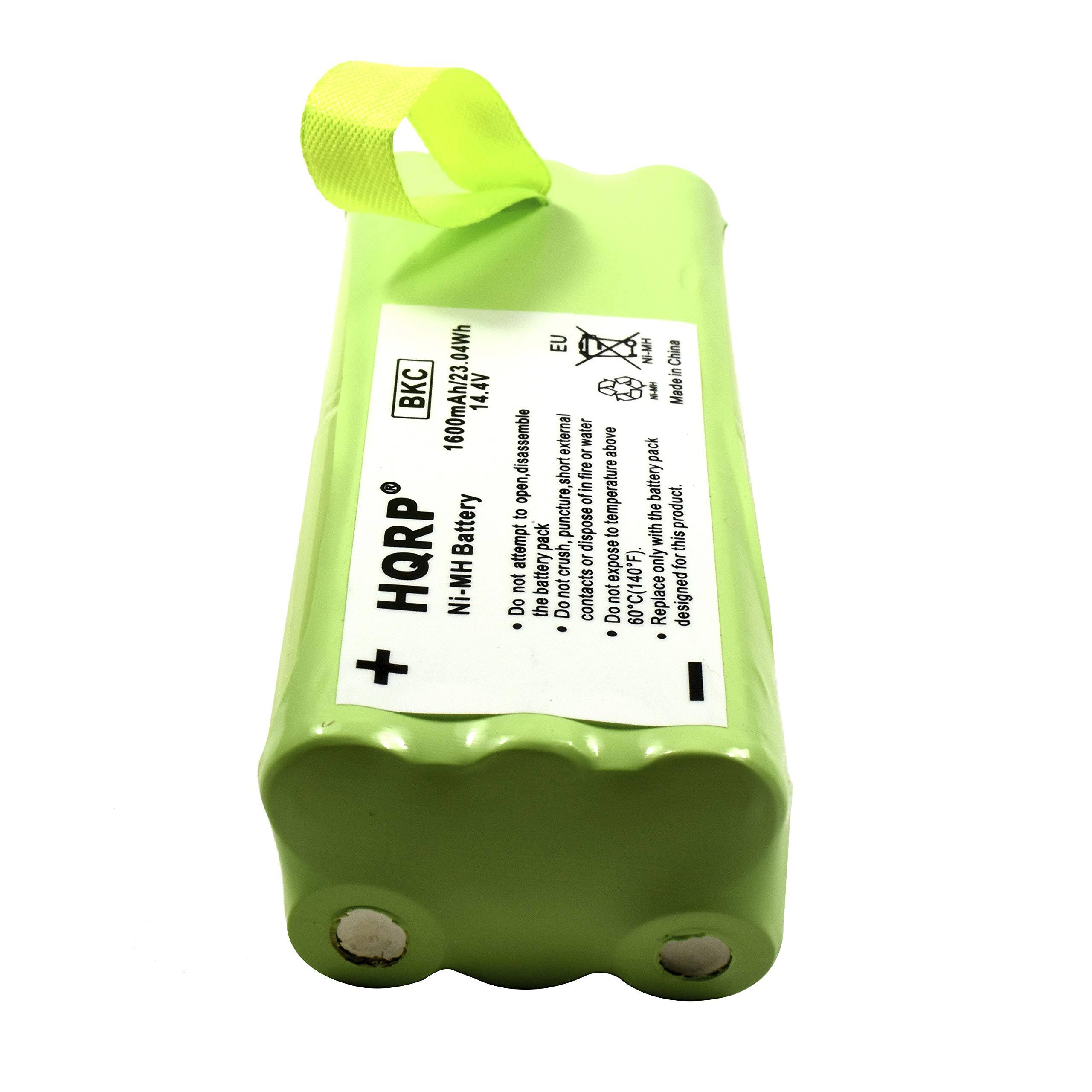 HQRP®  
Ni-MH Battery  
1600mAh/23.04Wh  
14.4V  

Do not crush, expose to fire, or dispose of in water.  
Do not disassemble.  
Do not puncture.  
Do not expose to temperatures above 60°C (140°F).  
Do not replace with a different type of battery.  
Do not expose to external heat or fire.  
Do not dispose of in water.  
Do not expose to temperatures above 60°C (140°F).  
Do not replace with a different type of battery.  
Do not dispose of in water.  
Do not expose to temperatures above 60°C (140°F).  
Do not replace with a different type of battery.  
Do not dispose of in water.  
Do not expose to temperatures above 60°C (140°F).  
Do not replace with a different type of battery.  
Do not dispose of in water.  
Do not expose to temperatures above 60°C (140°F).  
Do not replace with a different type of battery.  
Do not dispose of in water.  
Do not expose to temperatures above 60°C (