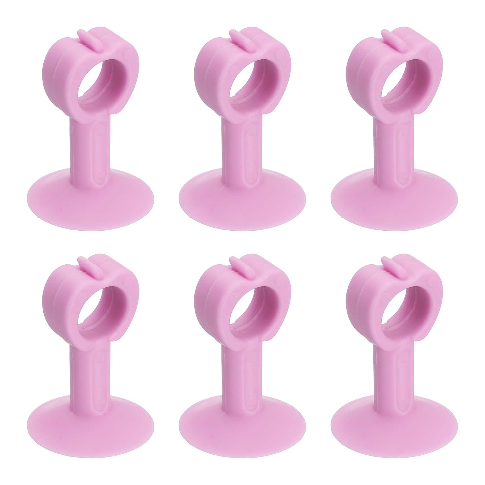 "Unique Bargains - High-Quality Silicone Suction Cup Door Handle Stopper, No Drilling Wall Protector for Home Office, Durable, 2.2x1.3"" - Pink" price history on PriceWatchPro