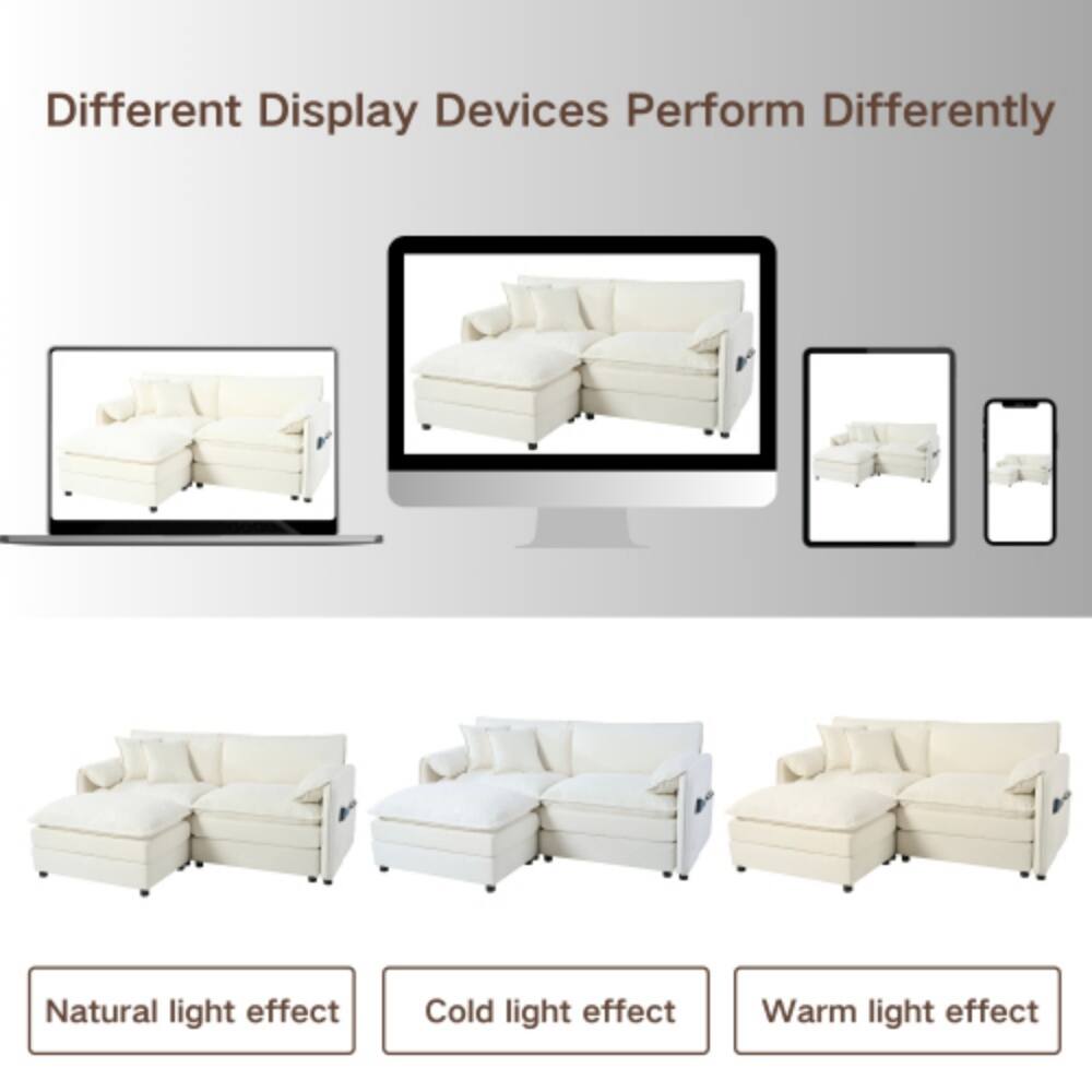 Different Display Devices Perform Differently

Natural light effect  
Cold light effect  
Warm light effect