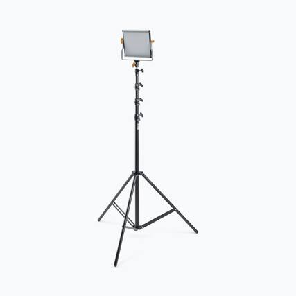 Front. On Stage Stands - On-Stage Lighting Stand (LS-MS7620) - Black.