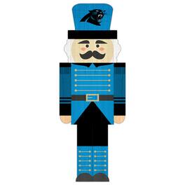 Fan Creations - Carolina Panthers 31'' Nutcracker Leaner - Multicolor