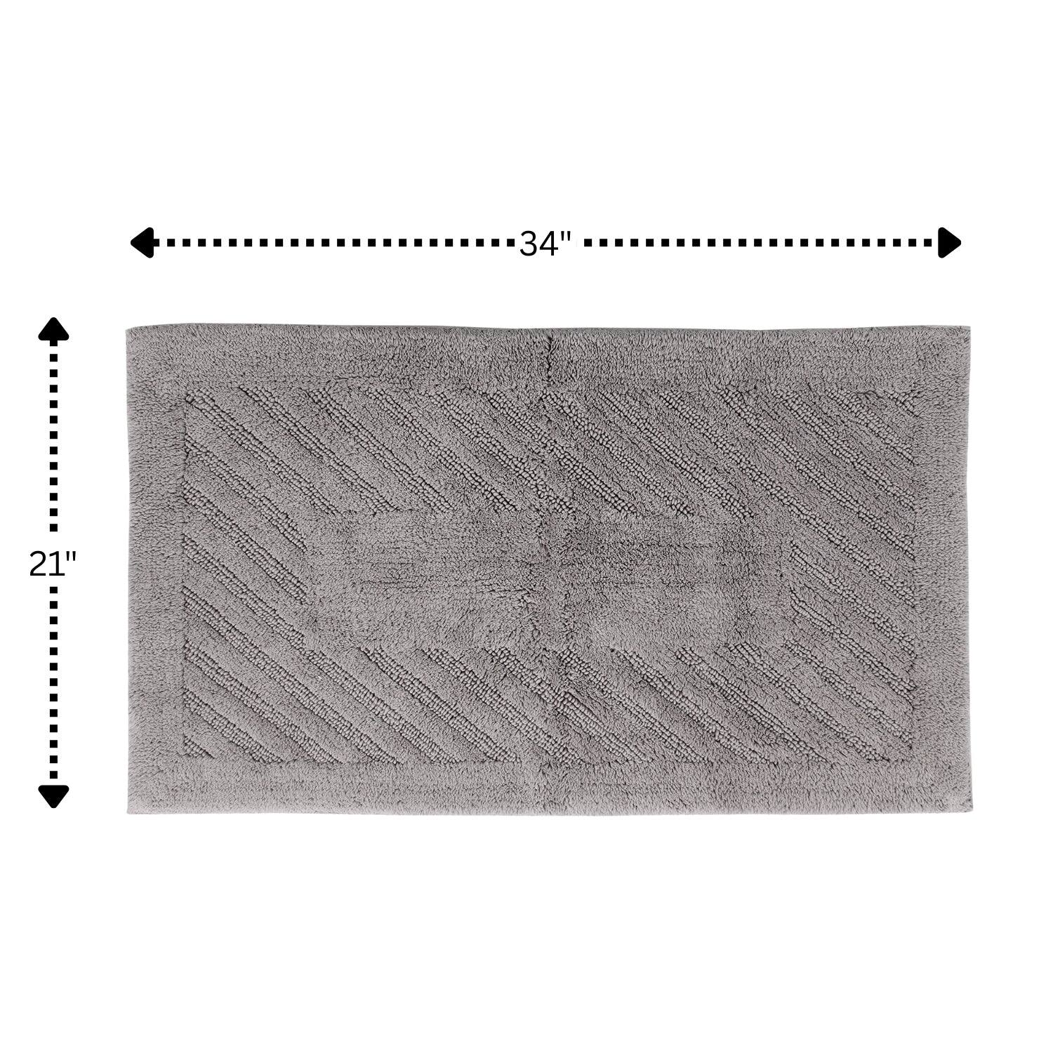 Knightsbridge Diagonal Racetrack Bath Rug - Thumbnail 4