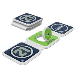 Keyscaper - Devon Witherspoon Seattle Seahawks 3-in-1 Foldable Charger - White