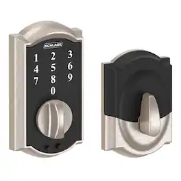 Schlage - Steel Touchscreen Deadbolt - Satin Nickel
