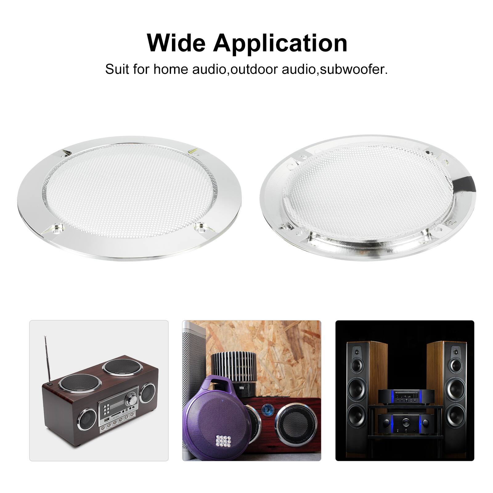 Wide Application  
Suit for home audio, outdoor audio, subwoofer.