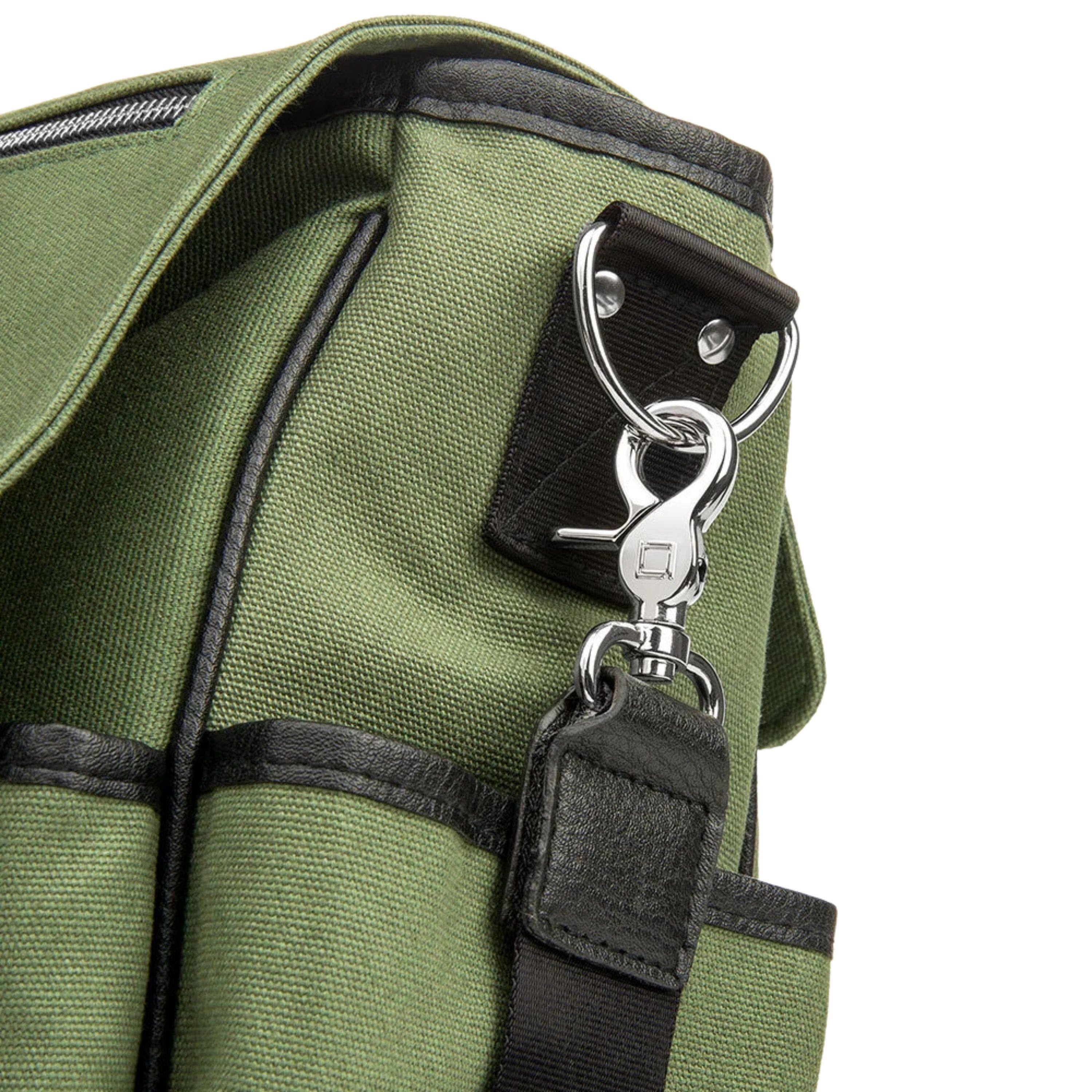 Alt View 4. Kitcheniva - DSLR Mirrorless Camera Laptop Shoulder Messenger Photography Bag - Forest Green.