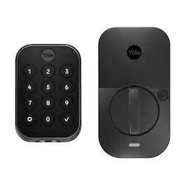 Yale - Assure Lock 2 - Smart Lock Keyless Wi-Fi Deadbolt with Push Button Keypad Access - Black Suede