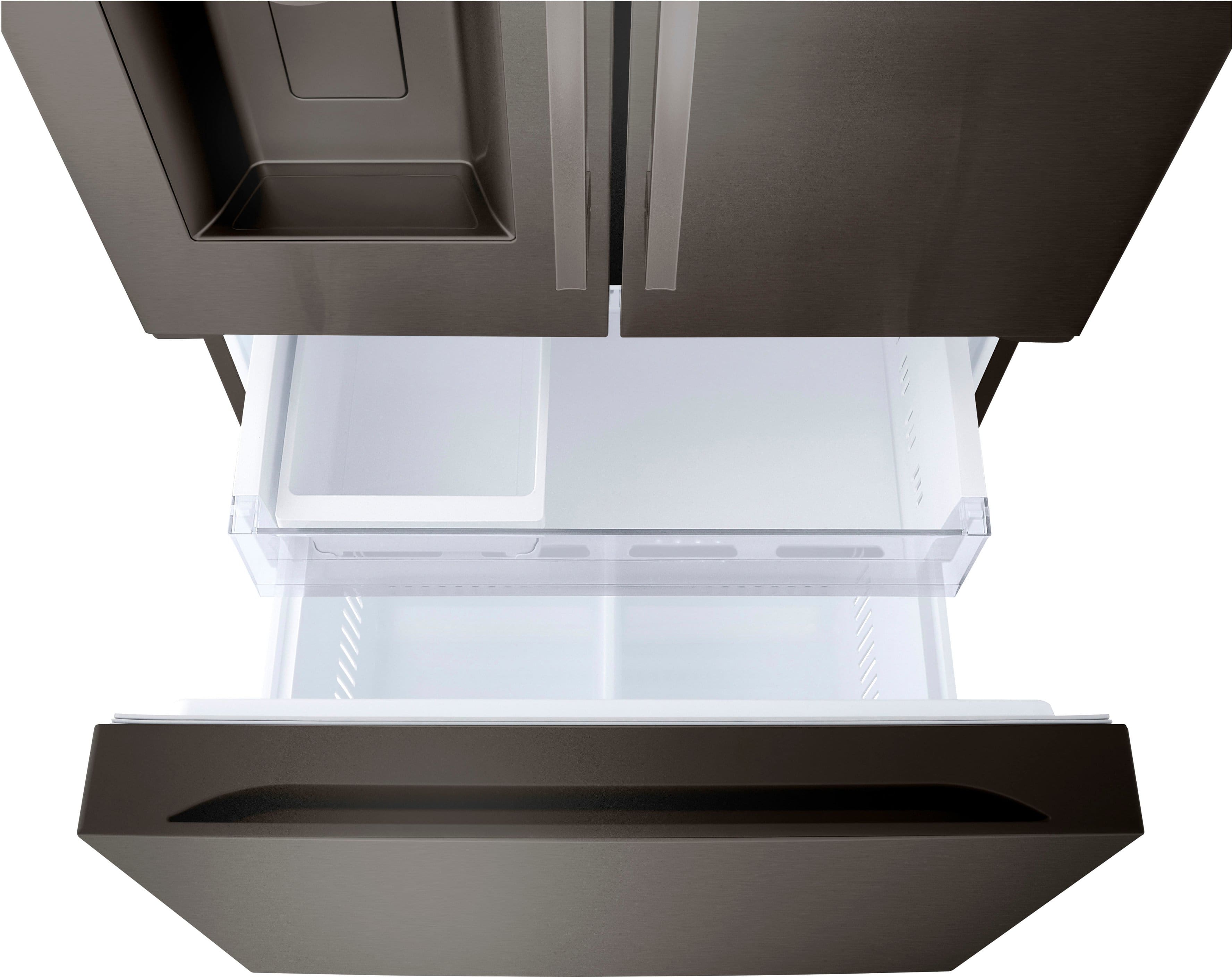 Alt View 19. LG - Standard-Depth MAX 24.5 Cu. Ft. Smart French Door Refrigerator with Dual Ice - PrintProof Black Stainless Steel.