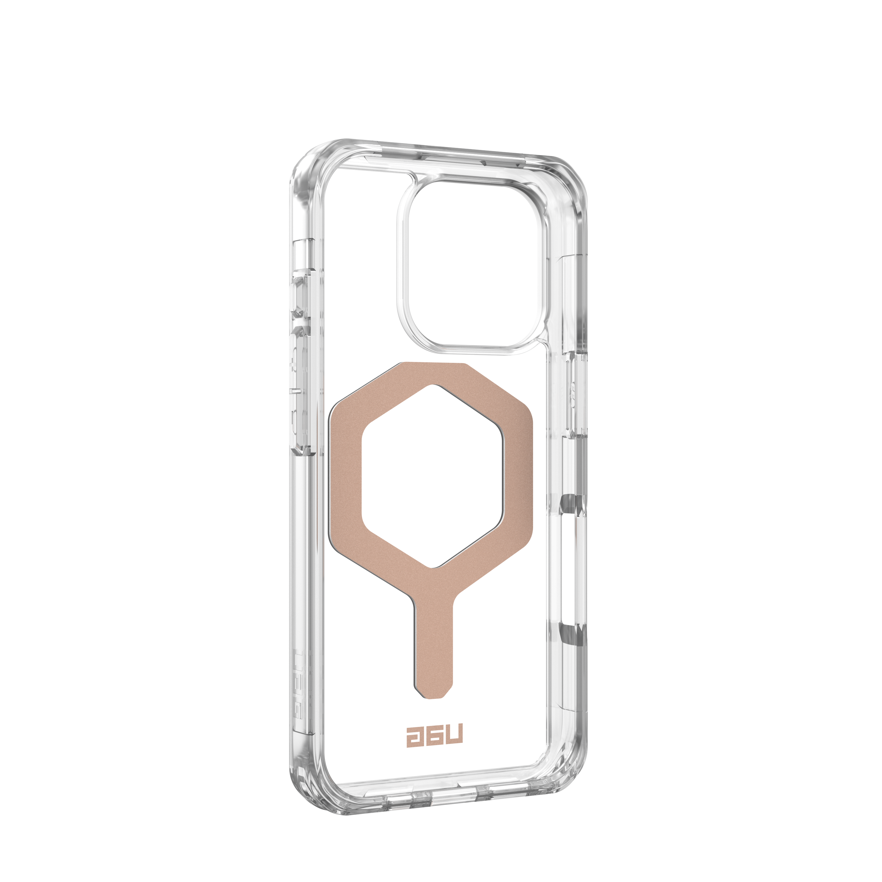 Alt View 11. UAG - Plyo Series Case with Magsafe for Apple iPhone 16 Pro - Ice/Rose Gold.