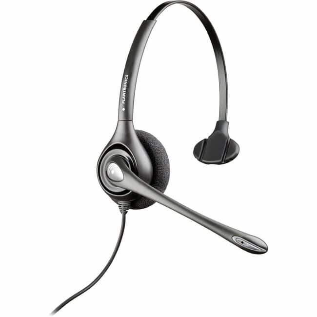 HP - Poly H251N Supraplus Monaural Headset +Pouch TAA - Mono - Quick Disconnect - Wired - Over-the-head, On-ear - Monaural - Unknown