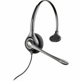 HP - Poly H251N Supraplus Monaural Headset +Pouch TAA - Mono - Quick Disconnect - Wired - Over-the-head, On-ear - Monaural - Red