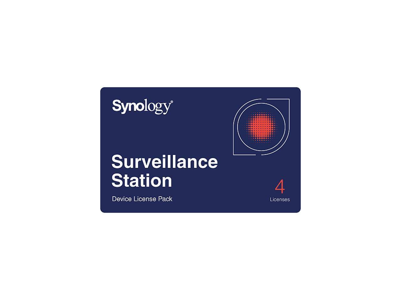 Synology Surveillance Station Device License Pack 4 Licenses
