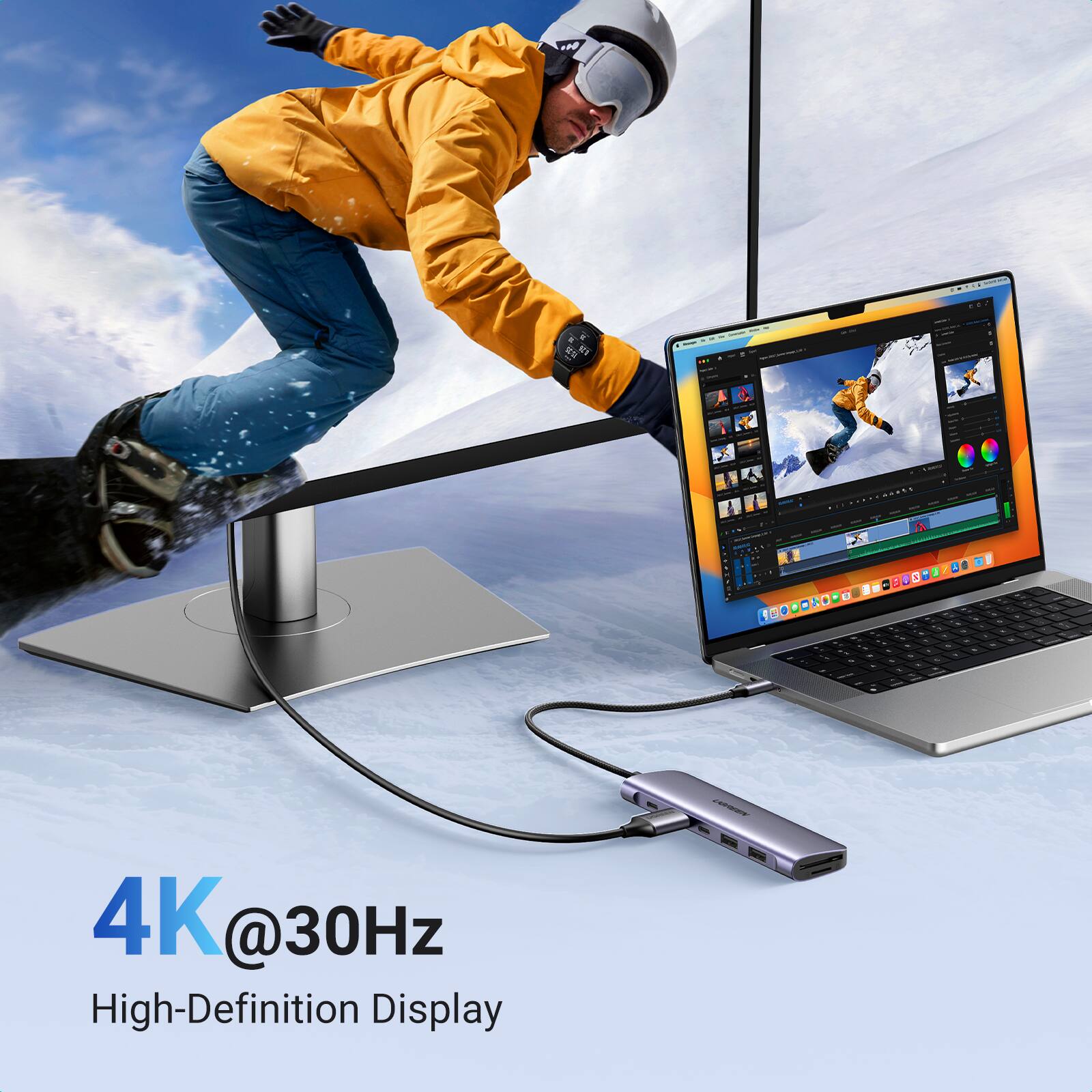 4K @30Hz High-Definition Display
