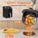 2.5QT Capacity
Meals Made for One or Two
2.5 Qt
7 Chicken Wings
1LB Fries