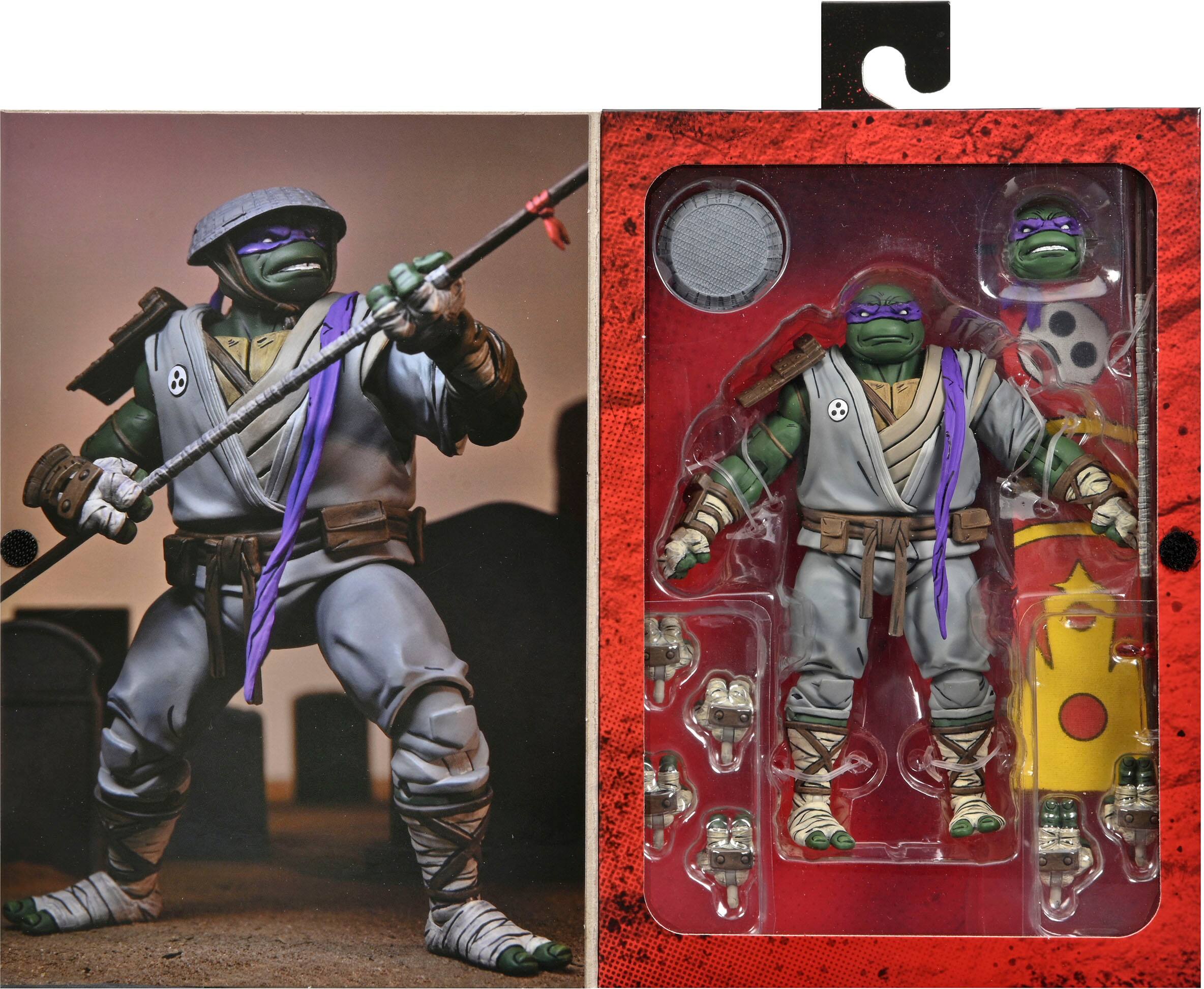 Angle. NECA - Teenage Mutant Ninja Turtles  7" Scale Action Figure The Last Ronin - Ultimate Donatello.