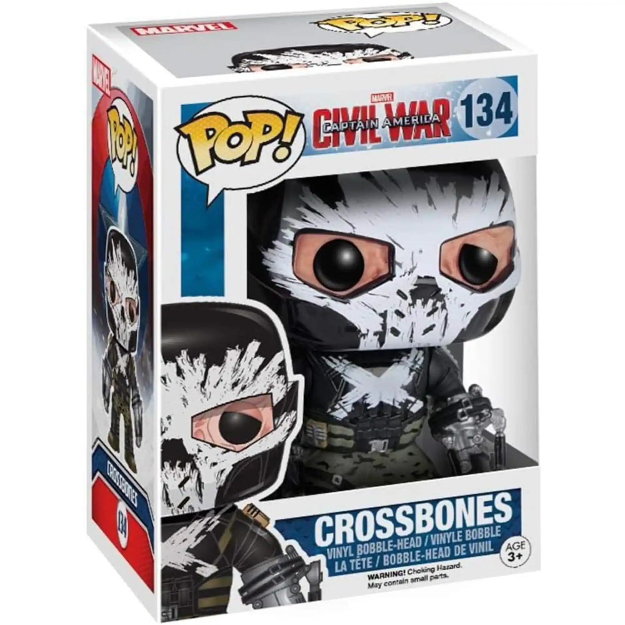 Funko Pop Captain America Civil War: Crossbones Vinyl Figure #134 Black ...