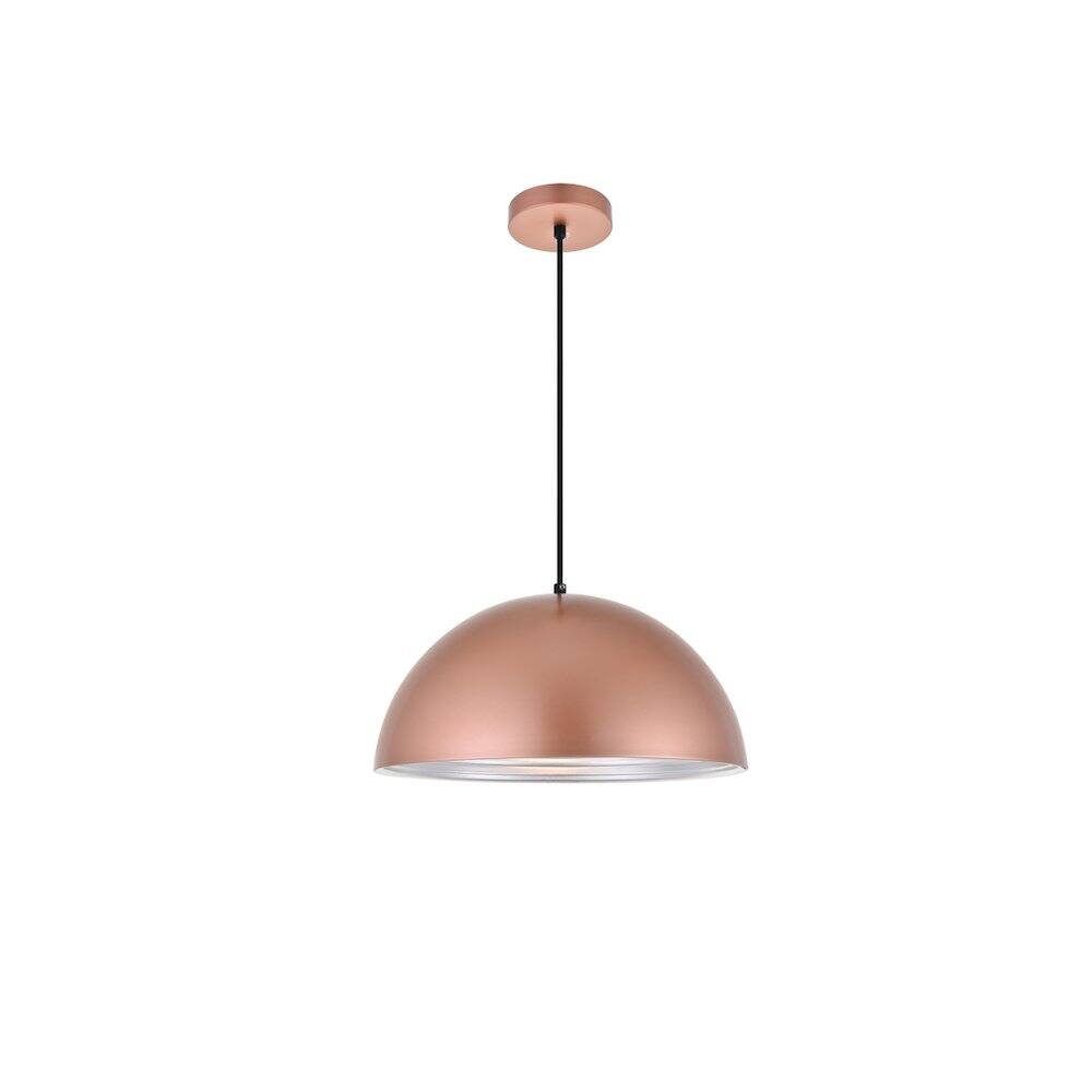 Alt View 5. Living District - Circa 1 Light Honey Gold Pendant - Honey Gold.