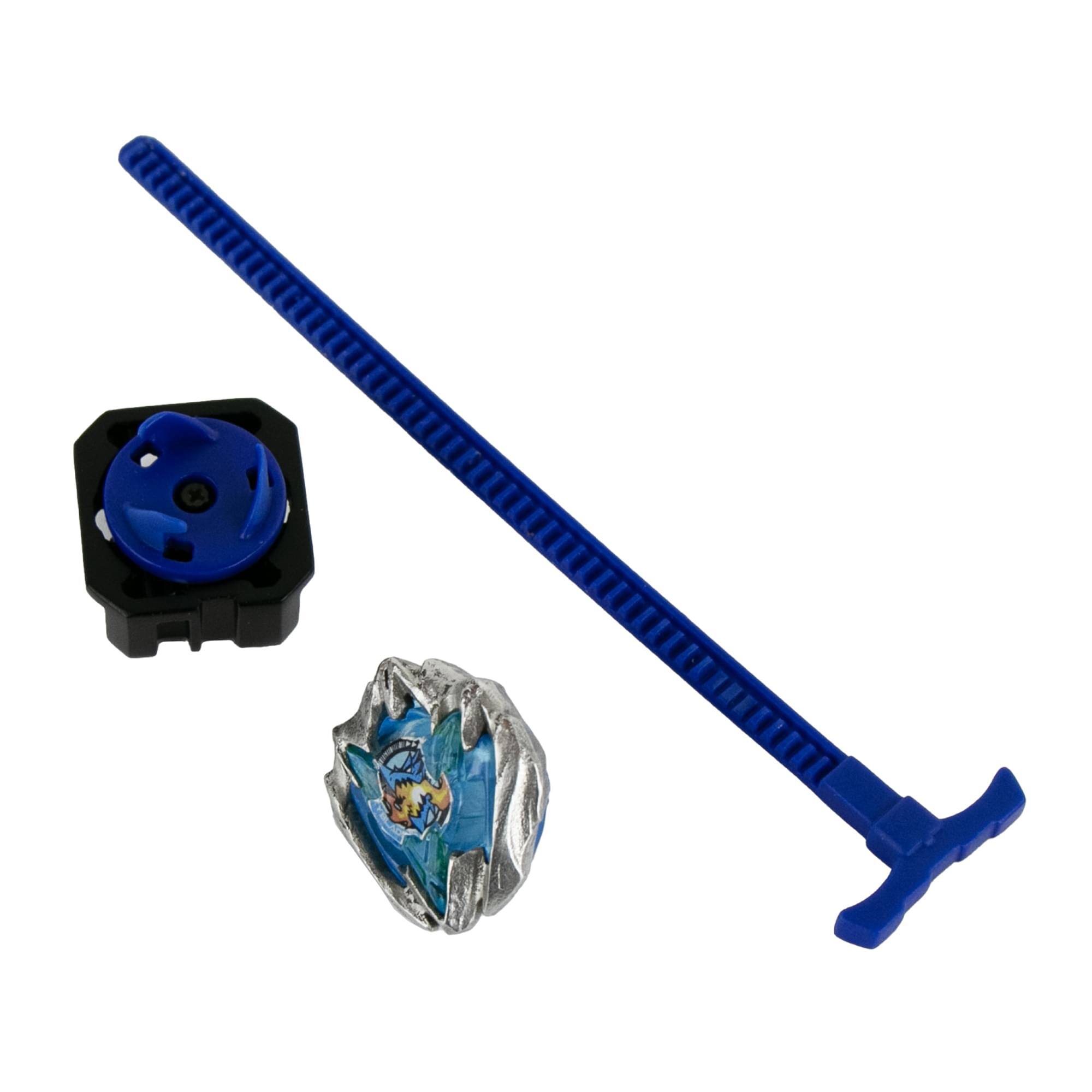 Alt View 1. Super Impulse - World's Smallest Beyblade X Battling Spinning Top | Buster Dran - Blue.