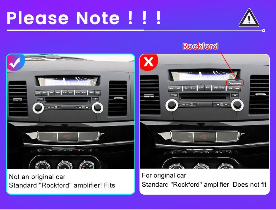 Please Note !!!  
X Rockford nito DOP Tar 2 3 . 1 - aPS -a - am . S A  
Not an original car Standard "Rockford" amplifier! Fits  
For original car Standard "Rockford" amplifier! Does not fit