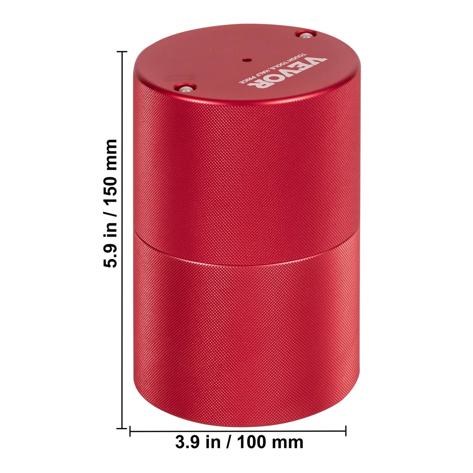 $100LH000L HC S100L 130 VEVOR TH mm 150 / in 5.9 3.9 in / 100 mm