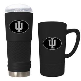 Great American Products - Indiana Hoosiers 24oz. Stealth Draft Tumbler and 15oz. Stealth Jump Mug Set - Multicolor