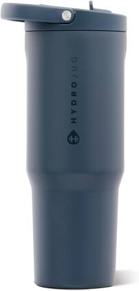 HydroJug - 32 oz Cascade BPA Free Sports Water Bottle w/Straw - Blue