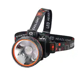 Stock Preferred - Waterproof Rechargeable LED Headlamp – Adjustable Outdoor Headlight for Camping, Hiking, and Hunting