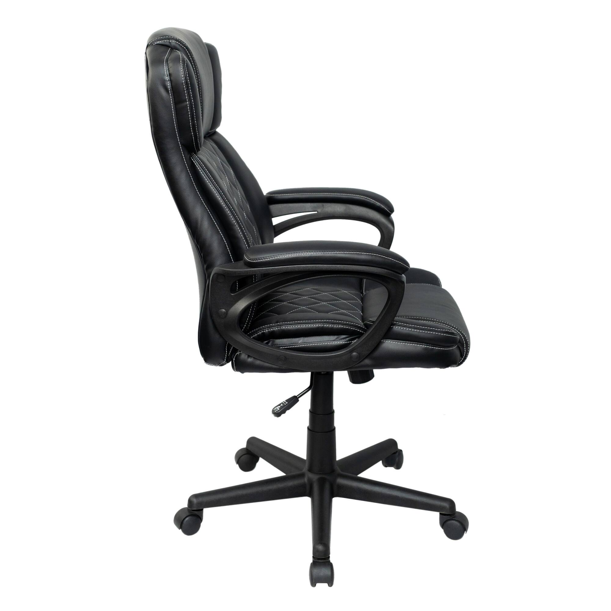 Alt View 4. GOODSILO - Ergonomic Executive Office Chair with High Back Support and Adjustable Features - Black.