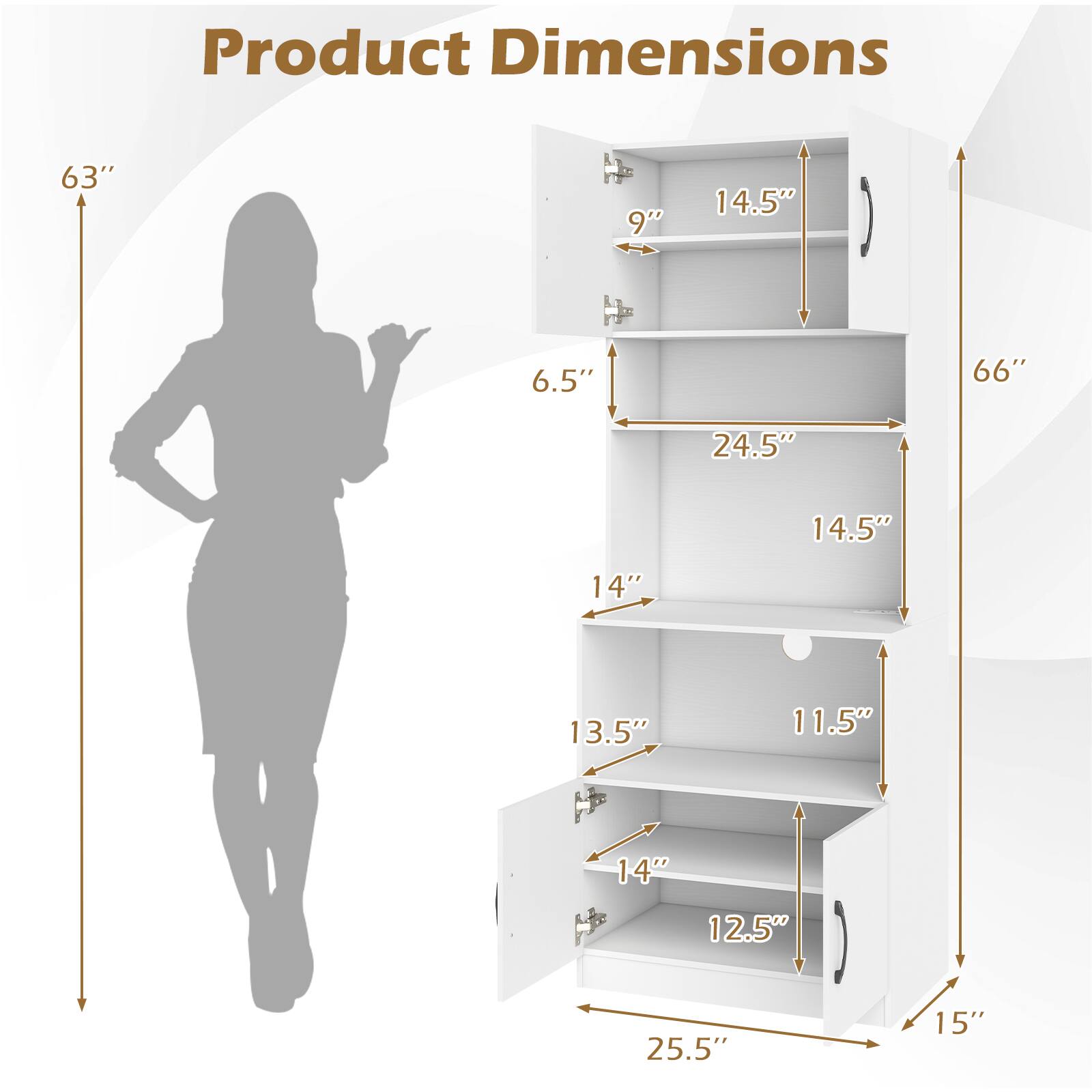 Product Dimensions: 63" x 9" x 14.5" x 6.5" x 66" x 24.5" x 14.5" x 14" x 13.5" x 11.5" x 14" x 12.5" x 25.5" x 15"