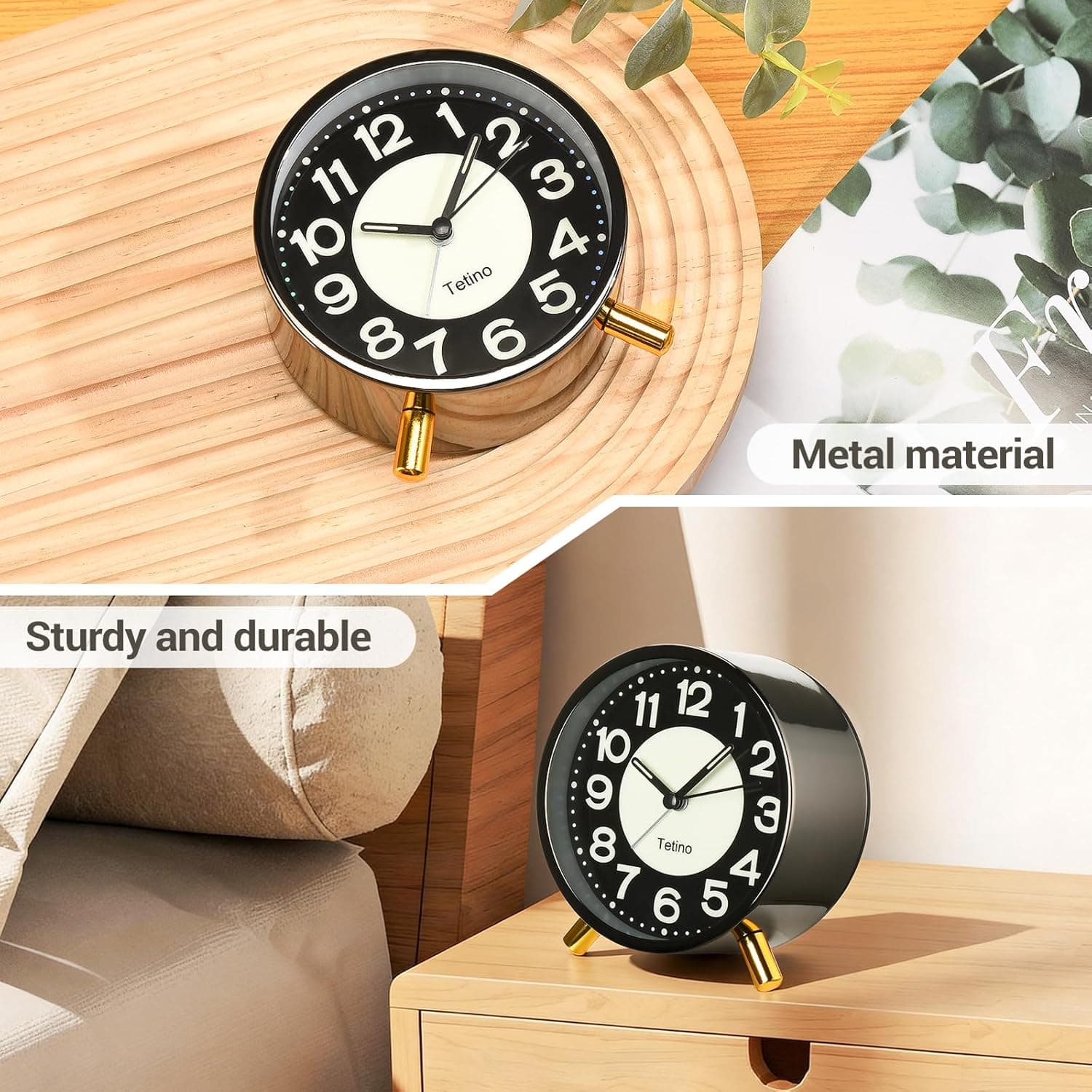 12 1 2 11 3 10 4 9  
Tetino  
5 8 7 6  
Metal material  
Sturdy and durable  
11 12 1 10 2 9 3 8  
Tetino  
7 4 6 5