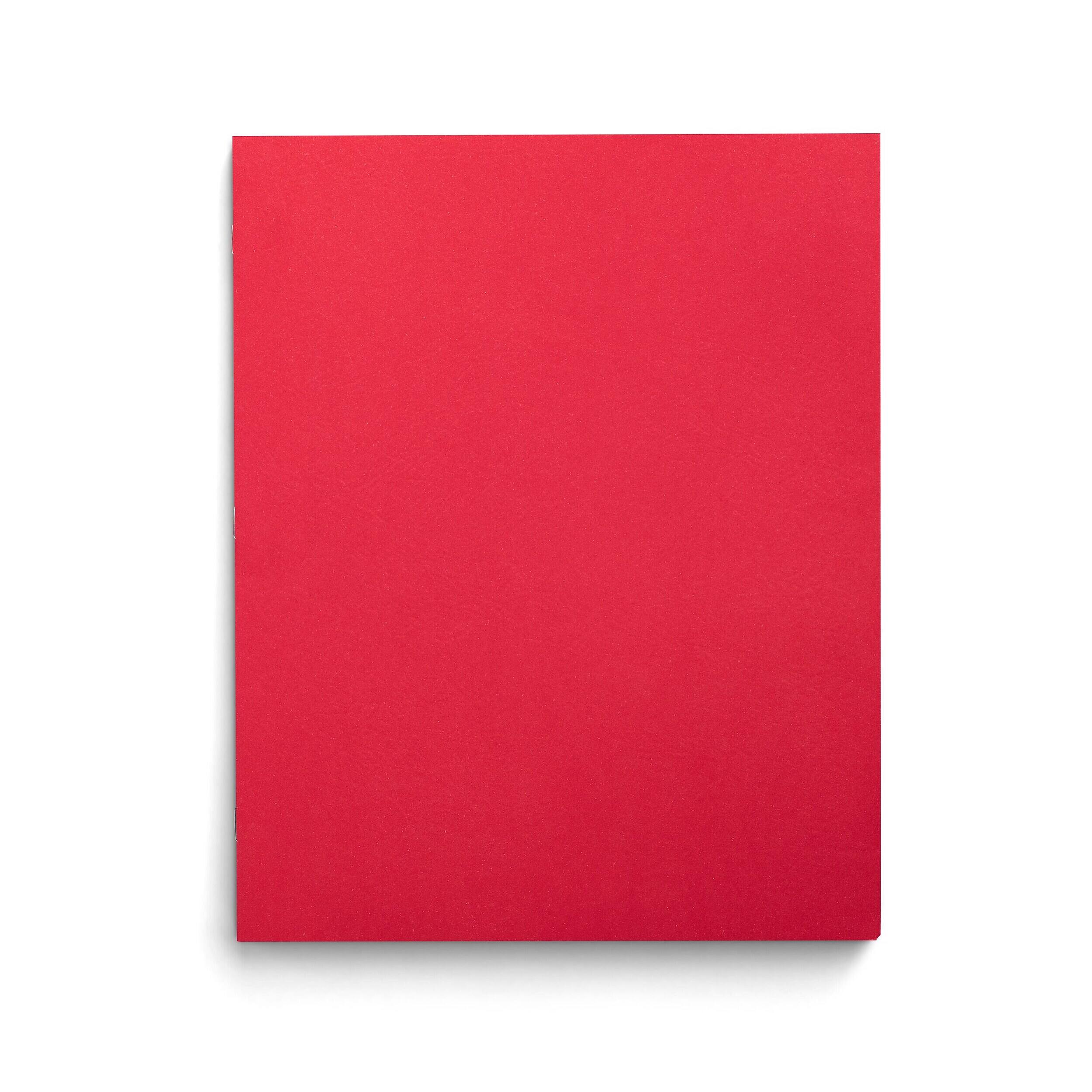 Alt View 6. Staples - Smooth 2-Pocket Paper Folder with Fasteners, 25/Box - Red.