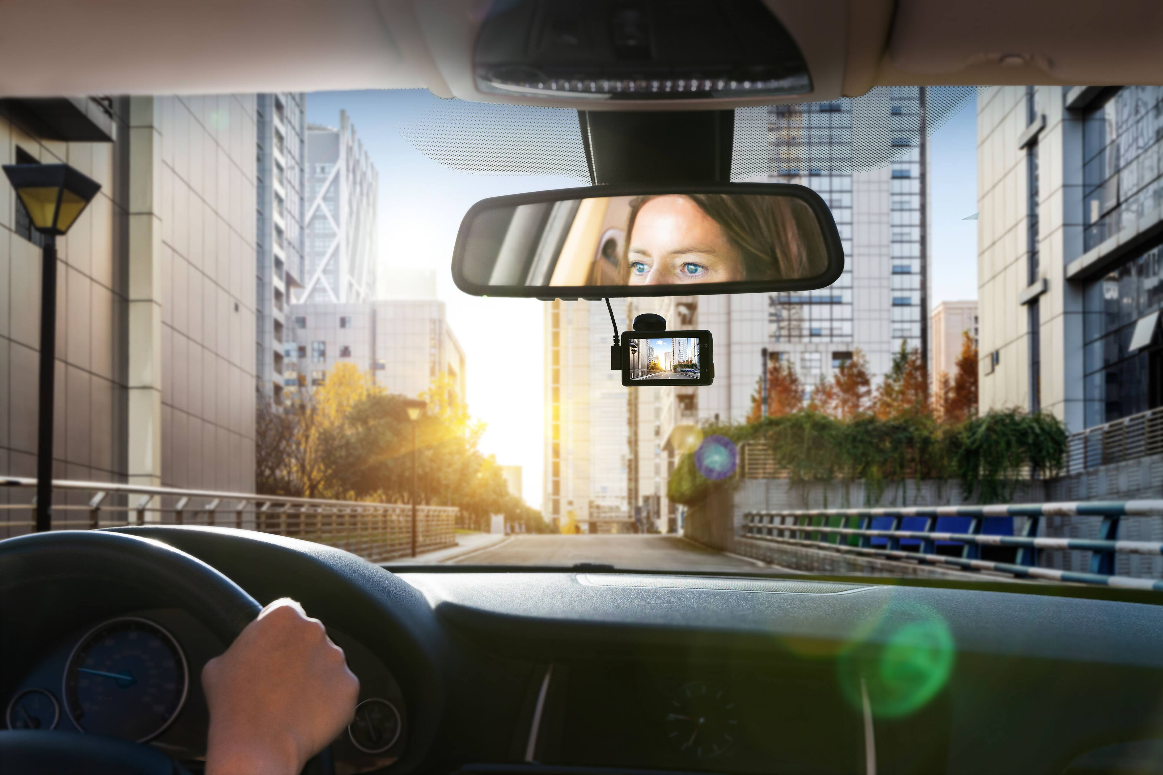 Alt View 4. Garmin - Garmin Dash Cam X310 4K Touchscreen Dashcam.