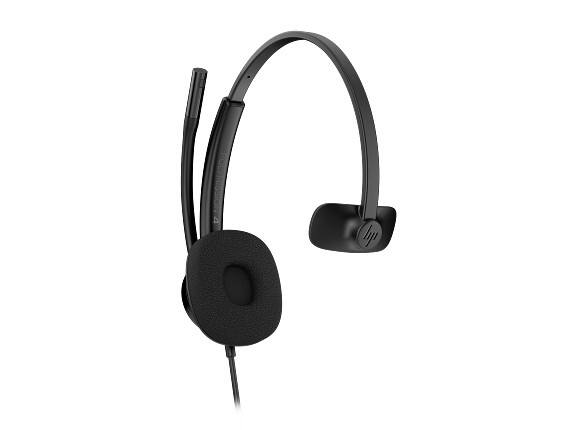 Left. Poly - Poly Mission 415 Monaural USB Wired Headset Classic - Microsoft Teams Certification - Mono - USB, USB Type A, USB Type C - Black.