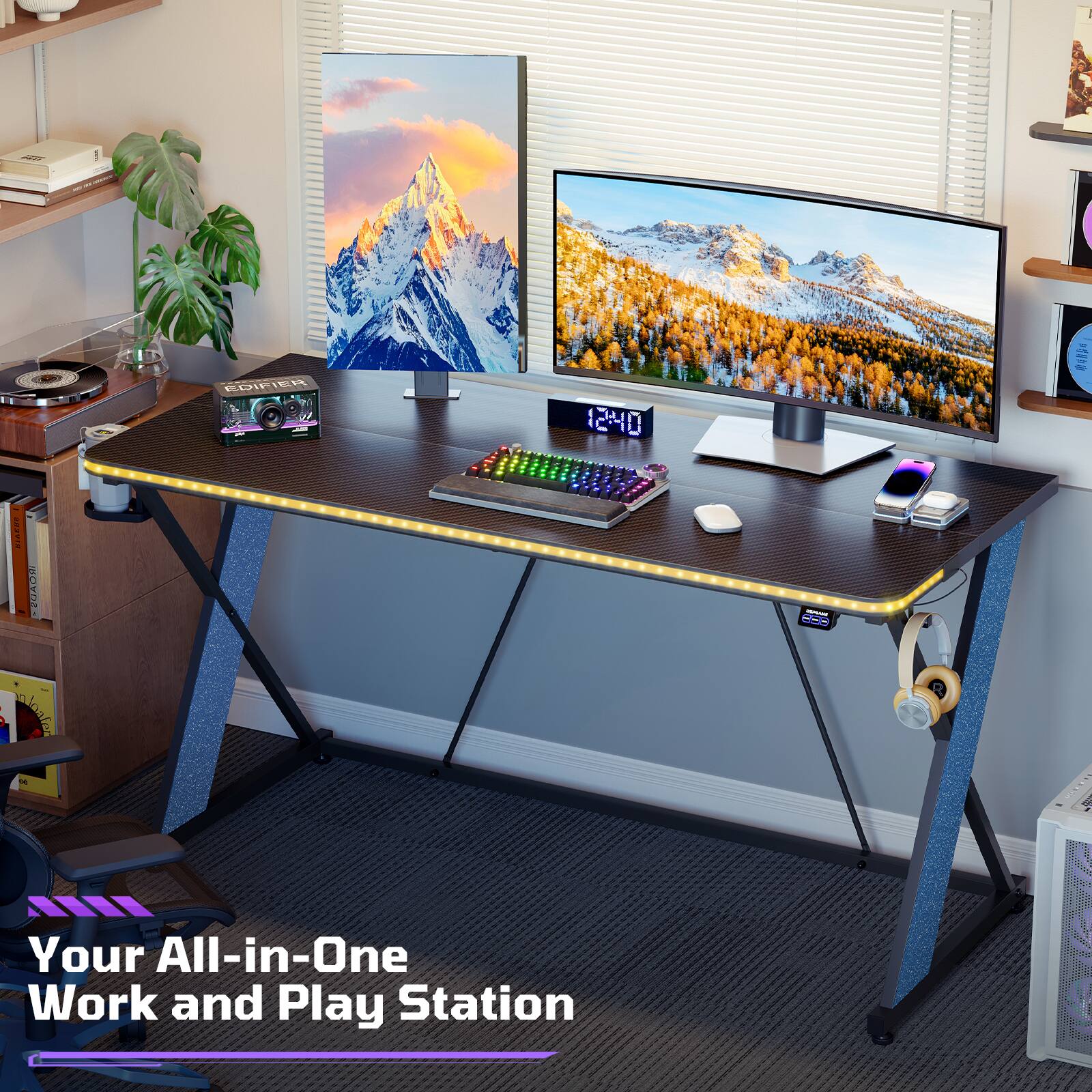 TOE = I 12:40 JRL-g OYO - slinafer - Your All-in-One Work and Play Station