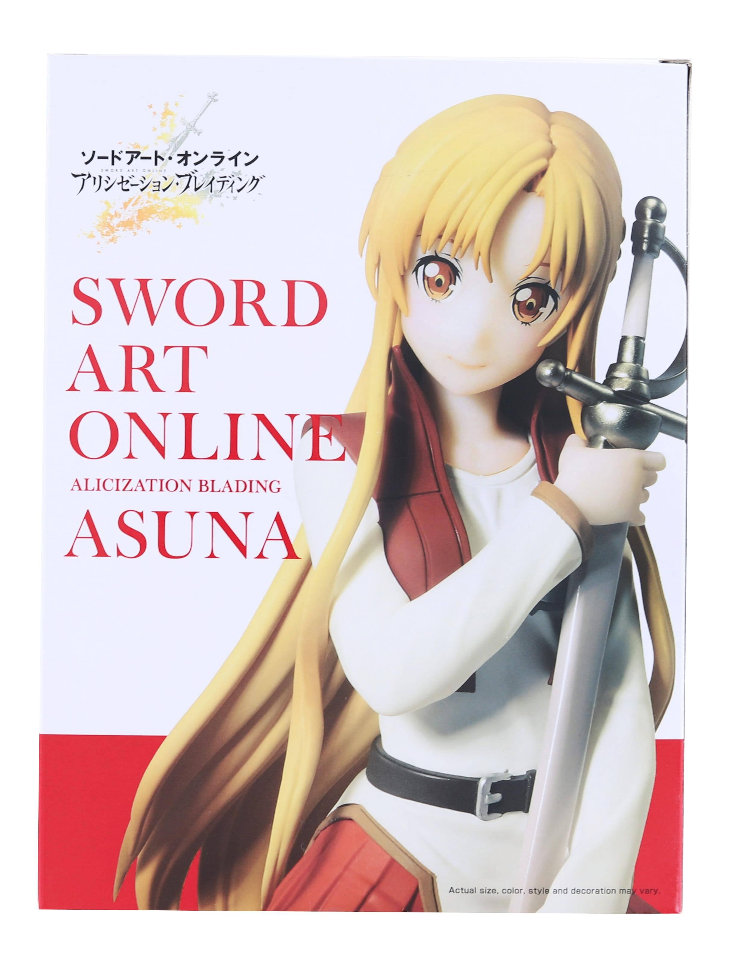 SWORD ART ONLINE ALICIZATION BLADING ASUNA  
Actual size, color, style and decoration may vary.